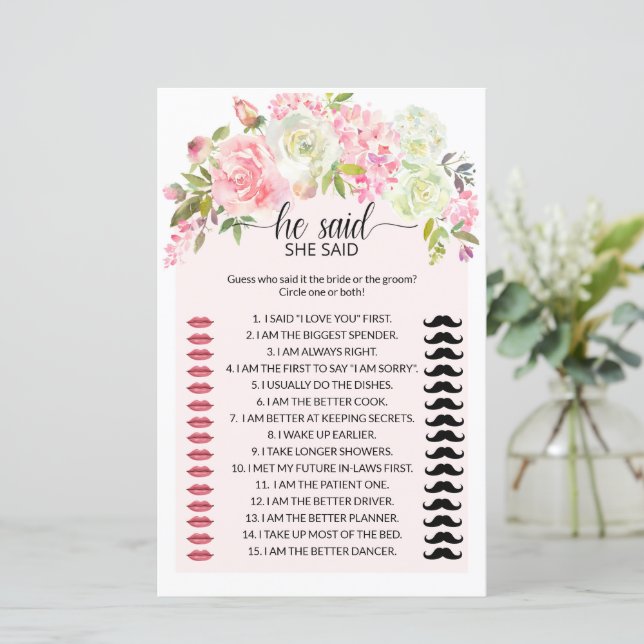 Blommigt  och Cream sa att hon sa Möhippa Game (Stående Fram)