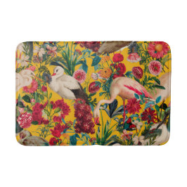 BLOMMIGT OCH FÅGLAR XVIII BADRUMSMATTA