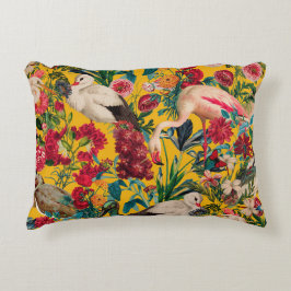 BLOMMIGT OCH FÅGLAR XVIII PRYDNADSKUDDE