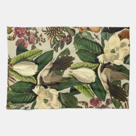 Blommigt och fåglar Xxi-ii Kökshandduk