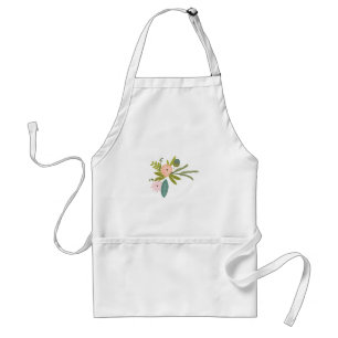 Blommigt och fauna förkläde