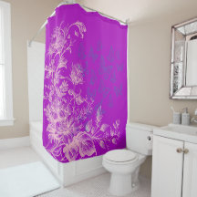 Blommigt och fjärilar för vacker Lila Vild