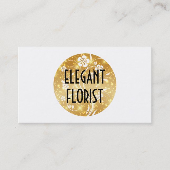 Blommigt och Gnistra Visitkort (Framsida)