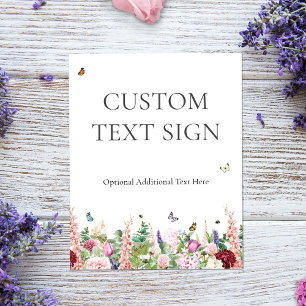 Blommigt och Möhippa för elegant Poster