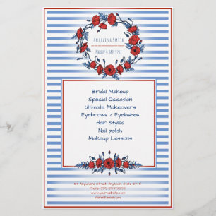 Blommigt och Rand Flyer med fint Poppy Wandeans