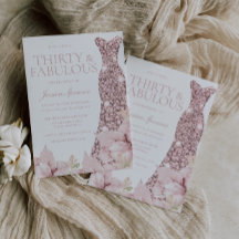  Blommigt och resning 30års födelsedag Party