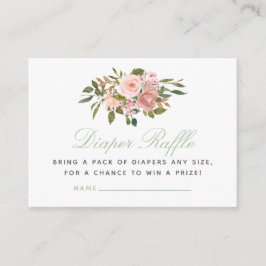 Blommigt  och skjut babyskor - hårklammer tilläggskort