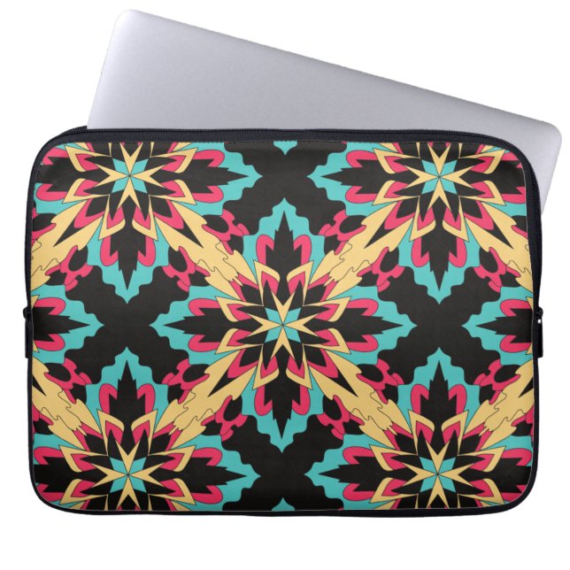 Blommigt och sömlös Mode Cute Laptop Fodral (Framsidan)