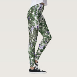 Blommigt och Spiral Leggings