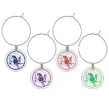 Blommigt Orchid Wine Charset Set