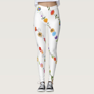 Blommigt Original Art Leggings