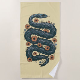 Blommigt orm (blått)