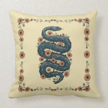 Blommigt orm (blått)