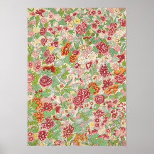 Blommigt Ornament av Owen Jones Poster