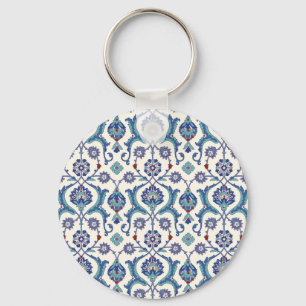 Blommigt Ornament: Traditional Arabiska Mönster. Nyckelring