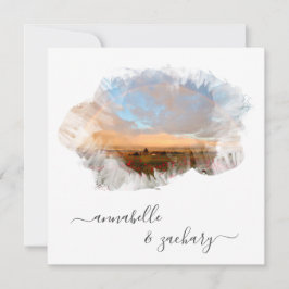 *~* BLOMMIGT + OSA - QR RAINBOW AR11 BEACH WEDDING INBJUDNINGAR