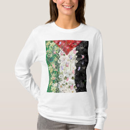 Blommigt Palestina Karta - Fri Palestina Karta T-s T Shirt