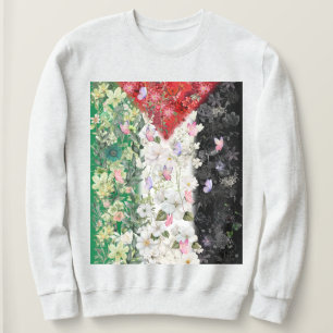 Blommigt Palestina Karta - Fri Palestina Karta T-s T Shirt