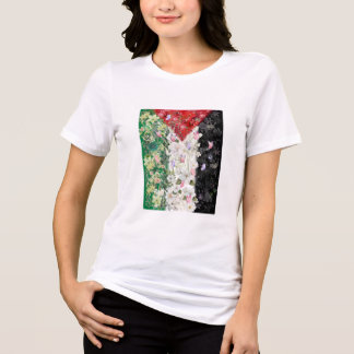 Blommigt Palestina Karta - Fri Palestina Karta T-s T Shirt