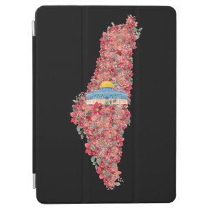Blommigt Palestine karta Dome of Sten al quads Gif iPad Air Skydd