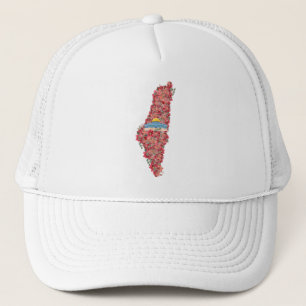 Blommigt Palestine karta Dome of Sten al quads Gif Keps