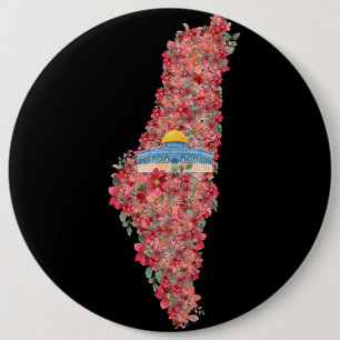 Blommigt Palestine karta Dome of Sten al quads Gif Knapp