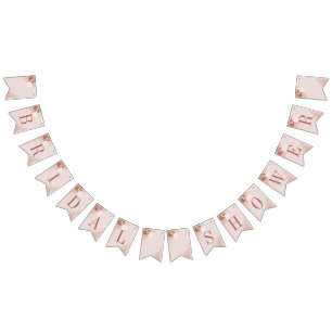 Blommigt Pampas Grass Terracotta Möhippa Vimplar