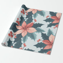 Blommigt Papper julafton
