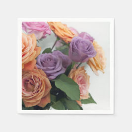 Blommigt Pappersservett