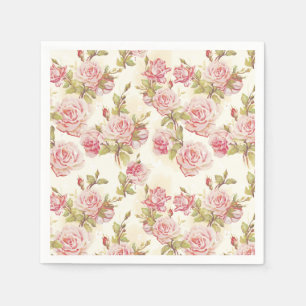 Blommigt Pappersservett
