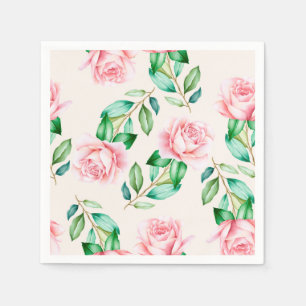 Blommigt Pappersservett