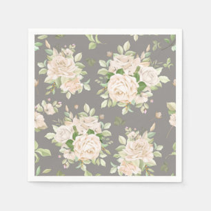 Blommigt Pappersservett
