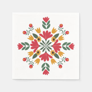 Blommigt Pappra blöjor Pappersservett
