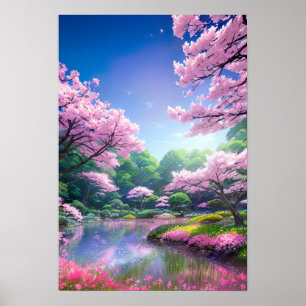 Blommigt Paradise Poster