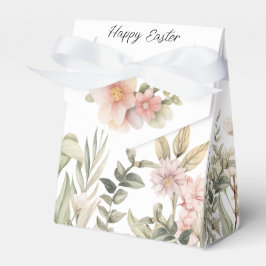 Blommigt Påsk-design i mjuk Grönt och Rosa Presentaskar