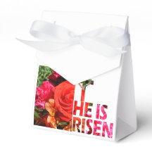 Blommigt Påsk: "Han är Risen" för Gift Bag