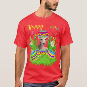 Blommigt Påskägg Älskare Funny Italy Greyhound Do T Shirt