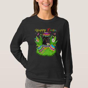Blommigt Påskägg Funny Doberman Pinscher Hund Eas T Shirt