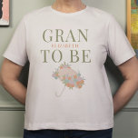 Blommigt: PASSAGERARGRAN SOM SKA VARA TEXT BAK Bab T Shirt<br><div class="desc">***Den här utformningen är en del av en duschsamling för barn** Beundra dina duschgäster från början med min Blommigt Paraplla Neutralt Unisex Baby Shower Collection! Mina anpassade-mallar ger stollig en aning och elegans till alla babyduschar party. Gender-neutralt-utformningen, som framhävs av vackert muterade pastel färg, gör det till ett perfekt för...</div>