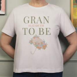 Blommigt: PASSAGERARGRAN SOM SKA VARA TEXT BAK Bab T Shirt