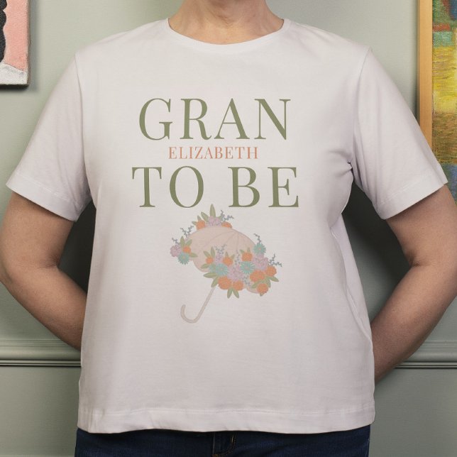 Blommigt: PASSAGERARGRAN SOM SKA VARA TEXT BAK Bab T Shirt (Skapare uppladdad)
