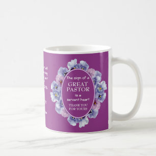 Blommigt Pastoruppskattning Kaffemugg