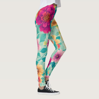 Blommigt Patterned Leggings