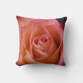 Blommigt Peach Rosa ros Dekorativ kudde