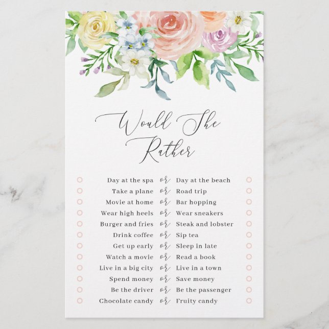 Blommigt Peach skulle hon hellre spela Möhippa (Framsida)