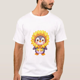 Blommigt Penguin Delight T Shirt