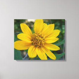 Blommigt Perfektion i solskin Gult Canvastryck