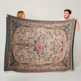 Blommigt Persian-Elegant Fleecefilt