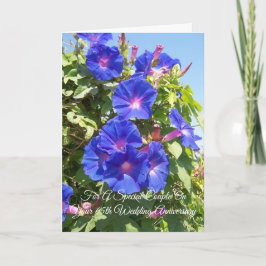 Blommigt Personlig 65e Bröllop-årsdag Kort