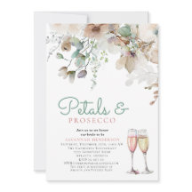 Blommigt Petals och Prosecco Teal Möhippa